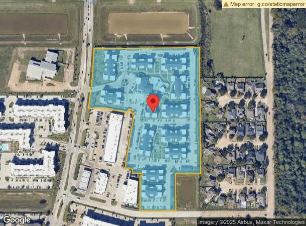  2500 Greenhouse Rd, Houston, TX Parcel Map