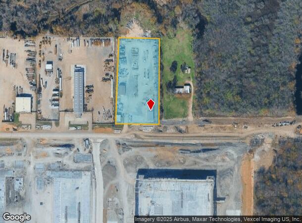  876 W Entertainment Way, Grand Prairie, TX Parcel Map