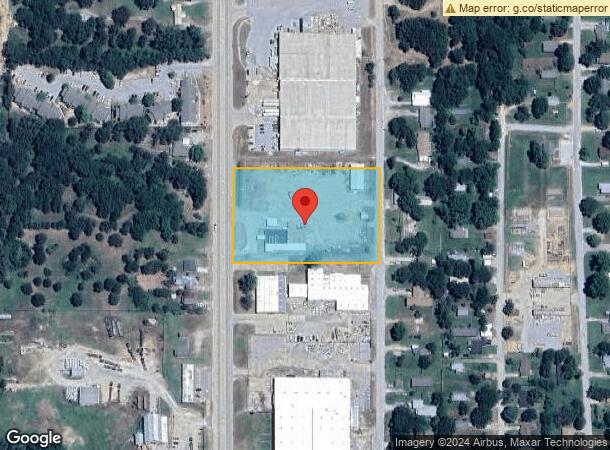  510 N Harvey Rd, Seminole, OK Parcel Map