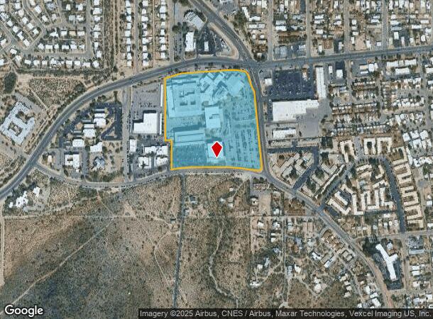 395 N Silverbell Rd, Tucson, AZ Parcel Map