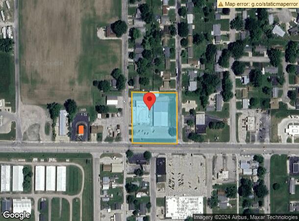  910 Woodlawn Rd, Lincoln, IL Parcel Map