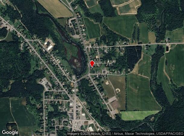  7 Fort St, Mars Hill, ME Parcel Map