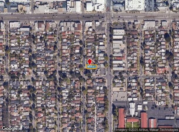  6518 Cerritos Ave, Long Beach, CA Parcel Map