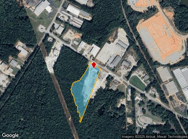 129 Pine Rd, Newnan, GA Parcel Map