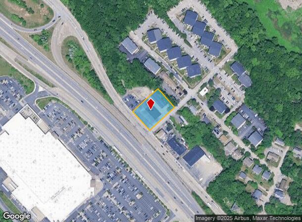  1021 Millbury St, Worcester, MA Parcel Map