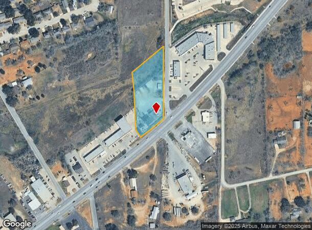  1402 W Oaklawn Rd, Pleasanton, TX Parcel Map