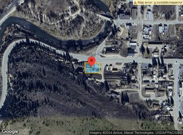  606 E Byers Ave, Hot Sulphur Springs, CO Parcel Map