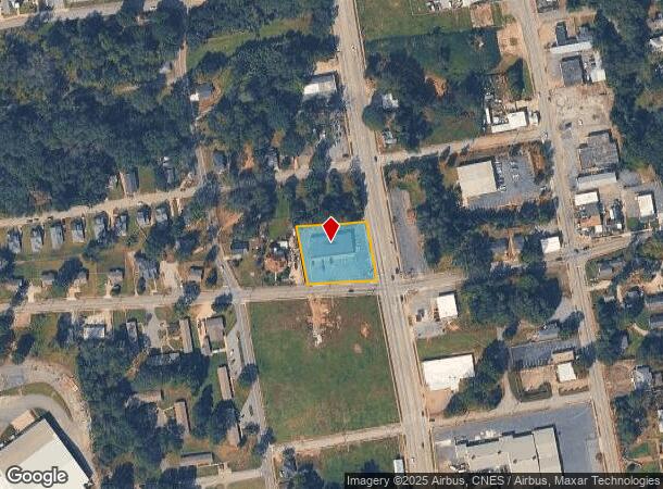202 W Franklin St, Anderson, SC Parcel Map