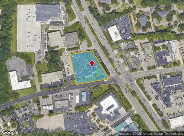 12 W Long Lake Rd, Bloomfield Hills, MI Parcel Map