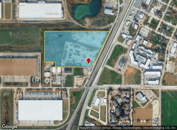 522 Benson Ln, Roanoke, TX Parcel Map