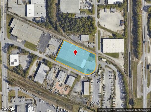 912 Commerce Cir, Hanahan, SC Parcel Map