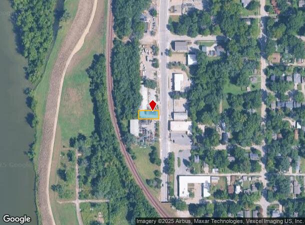 613 N 2Nd St, Lawrence, KS Parcel Map