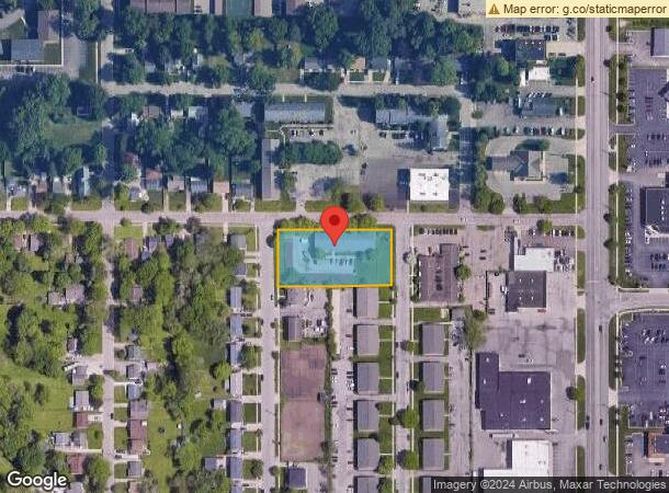  814 Louisa St, Lansing, MI Parcel Map