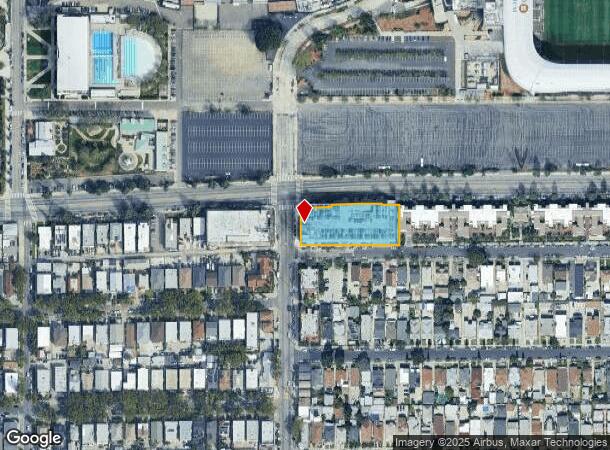  780 W Martin Luther King Jr Blvd, Los Angeles, CA Parcel Map