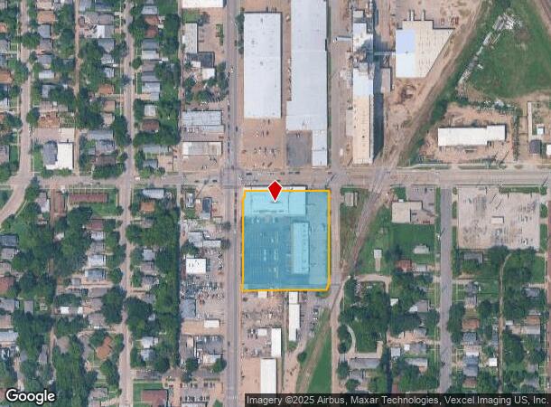  1750 N Broadway Ave, Wichita, KS Parcel Map