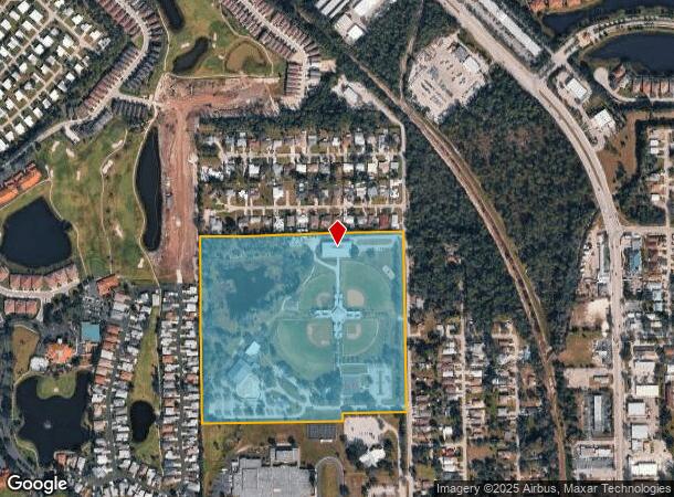 26720 Pine Ave, Bonita Springs, FL Parcel Map