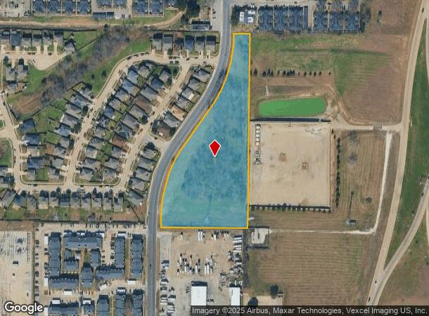 1901 Carter Dr, Arlington, TX Parcel Map