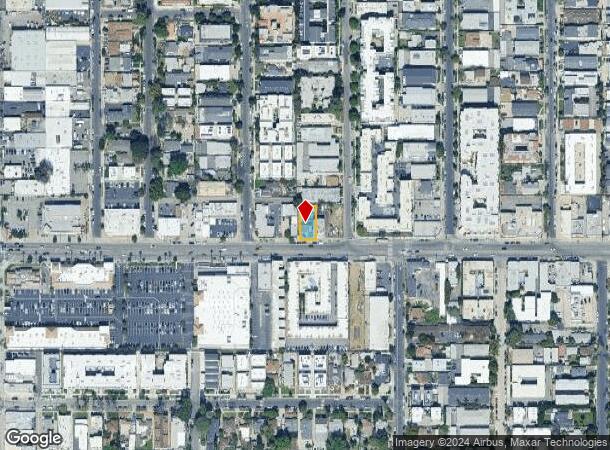  10831 Magnolia Blvd, North Hollywood, CA Parcel Map