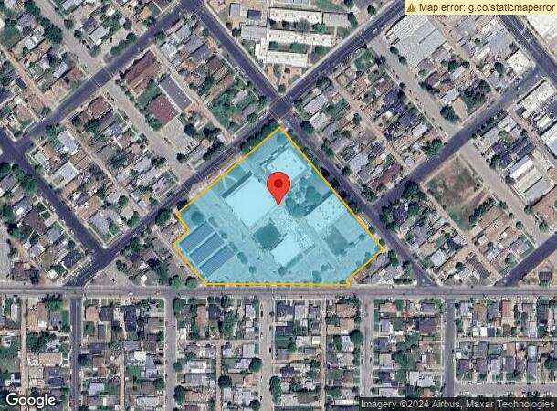  1362 L St, Reedley, CA Parcel Map