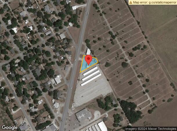  605 S Bosque St, Whitney, TX Parcel Map