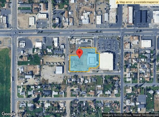  1419 Olive Ave, Porterville, CA Parcel Map