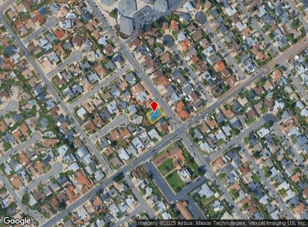 819 N Rose St, Escondido, CA Parcel Map