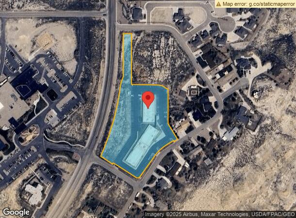  1208 Hilltop Dr, Rock Springs, WY Parcel Map