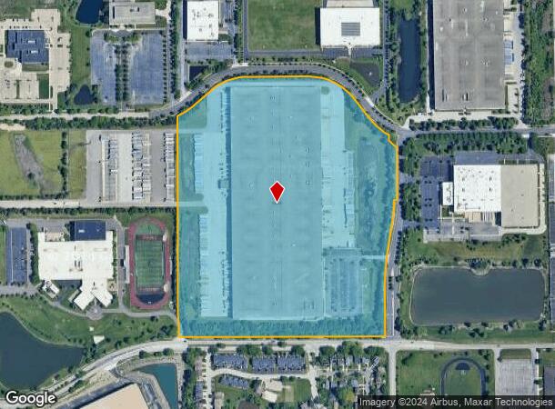  1700 N Edgelawn Dr, Aurora, IL Parcel Map