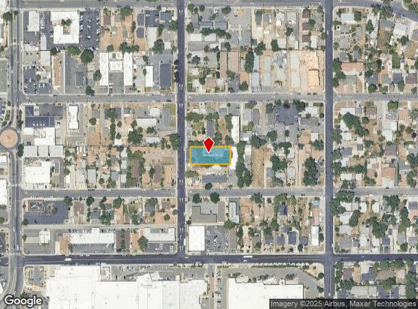  1668 Locust St, Reno, NV Parcel Map