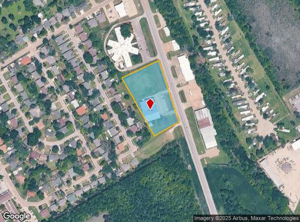 1211 S Clay St, Ennis, TX Parcel Map