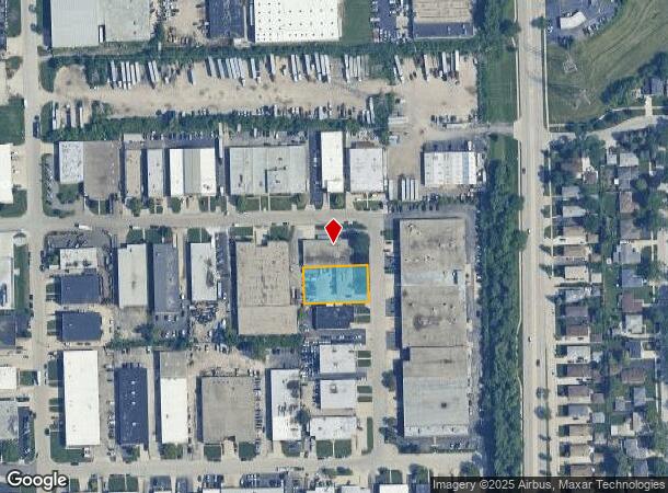  840 S Fiene Dr, Addison, IL Parcel Map