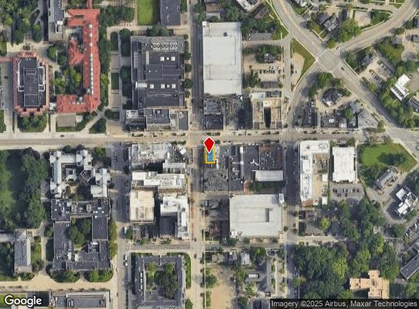 1202 S University Ave, Ann Arbor, MI Parcel Map