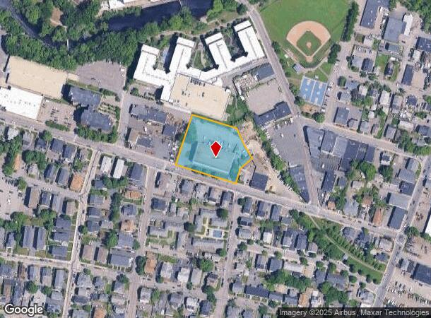  96 Pine St, Waltham, MA Parcel Map
