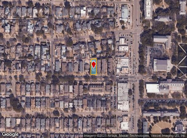  3420 Mcfarlin Blvd, Dallas, TX Parcel Map