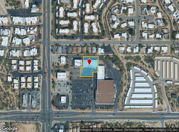  64 N Harrison Rd, Tucson, AZ Parcel Map