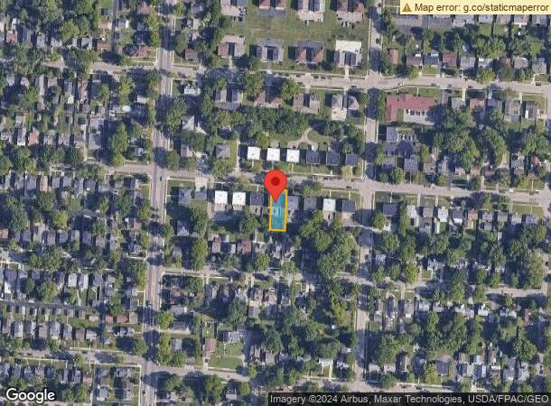  538 Hadley Ave, Dayton, OH Parcel Map