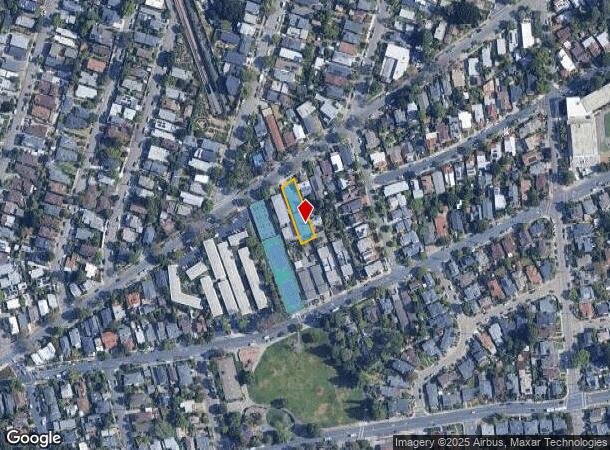  1308 Hopkins St, Berkeley, CA Parcel Map
