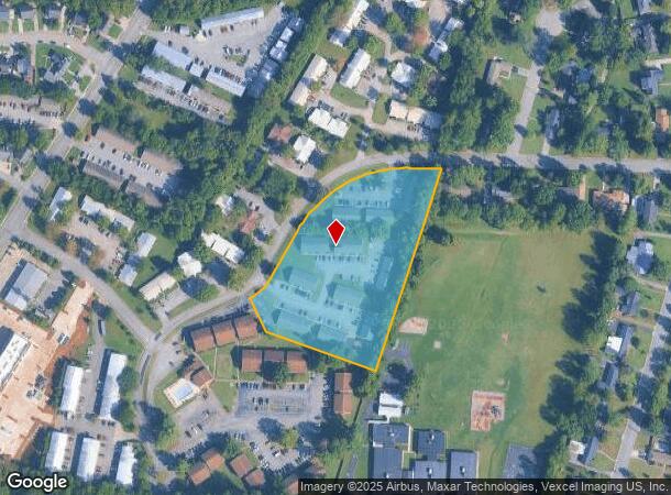  1738 Hanover St, Murfreesboro, TN Parcel Map