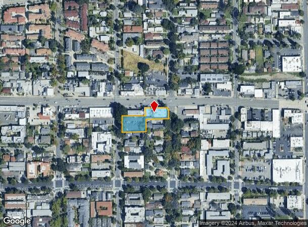  1250 E Walnut St, Pasadena, CA Parcel Map