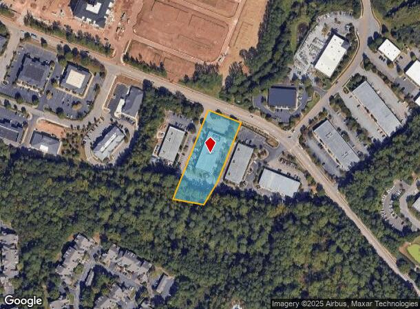  539 James Jackson Ave, Cary, NC Parcel Map