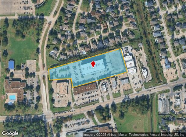 202 N Castlegory Rd, Houston, TX Parcel Map