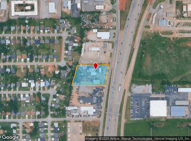  6101 S I 35 Service Rd, Oklahoma City, OK Parcel Map