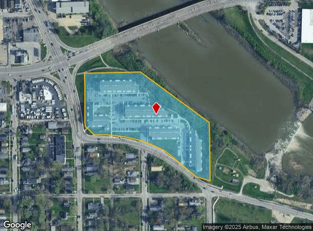  2215 W 16Th St, Indianapolis, IN Parcel Map