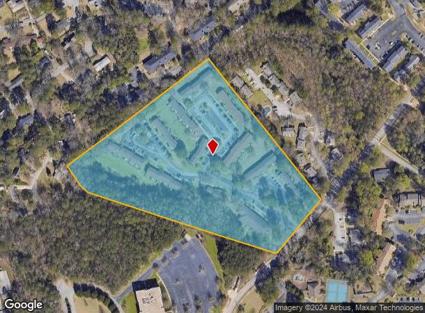  110 Amsterdam Dr, Columbia, SC Parcel Map