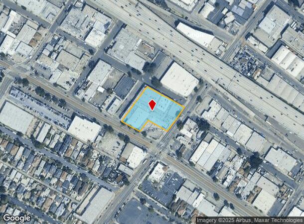  1211 E Washington Blvd, Los Angeles, CA Parcel Map