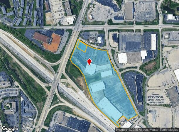 8490 Castleton Corner Dr, Indianapolis, IN Parcel Map