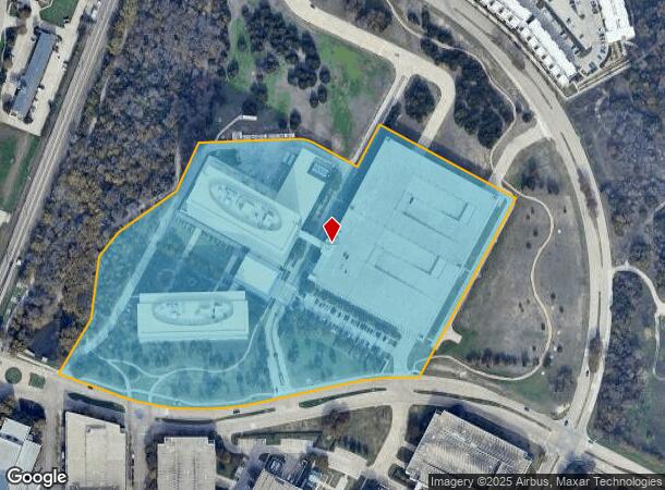 1001 E Lookout Dr, Richardson, TX Parcel Map