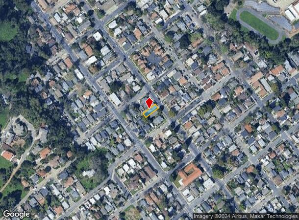  1616 Alhambra Ave, Martinez, CA Parcel Map