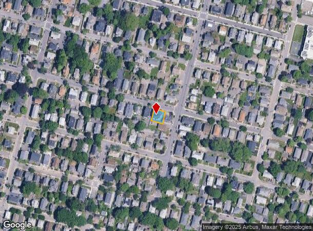 221 Brown St, Waltham, MA Parcel Map