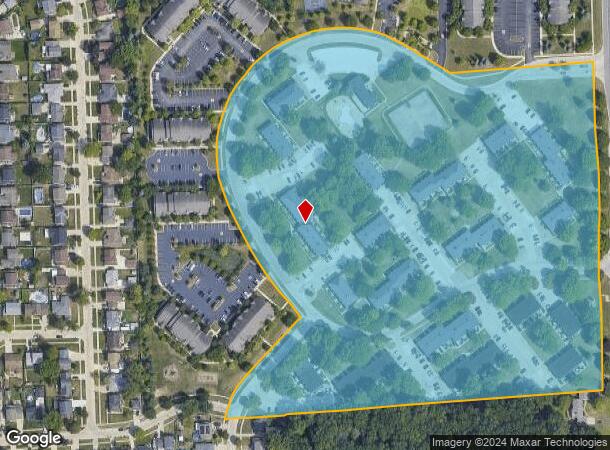  25834 Continental Cir, Taylor, MI Parcel Map